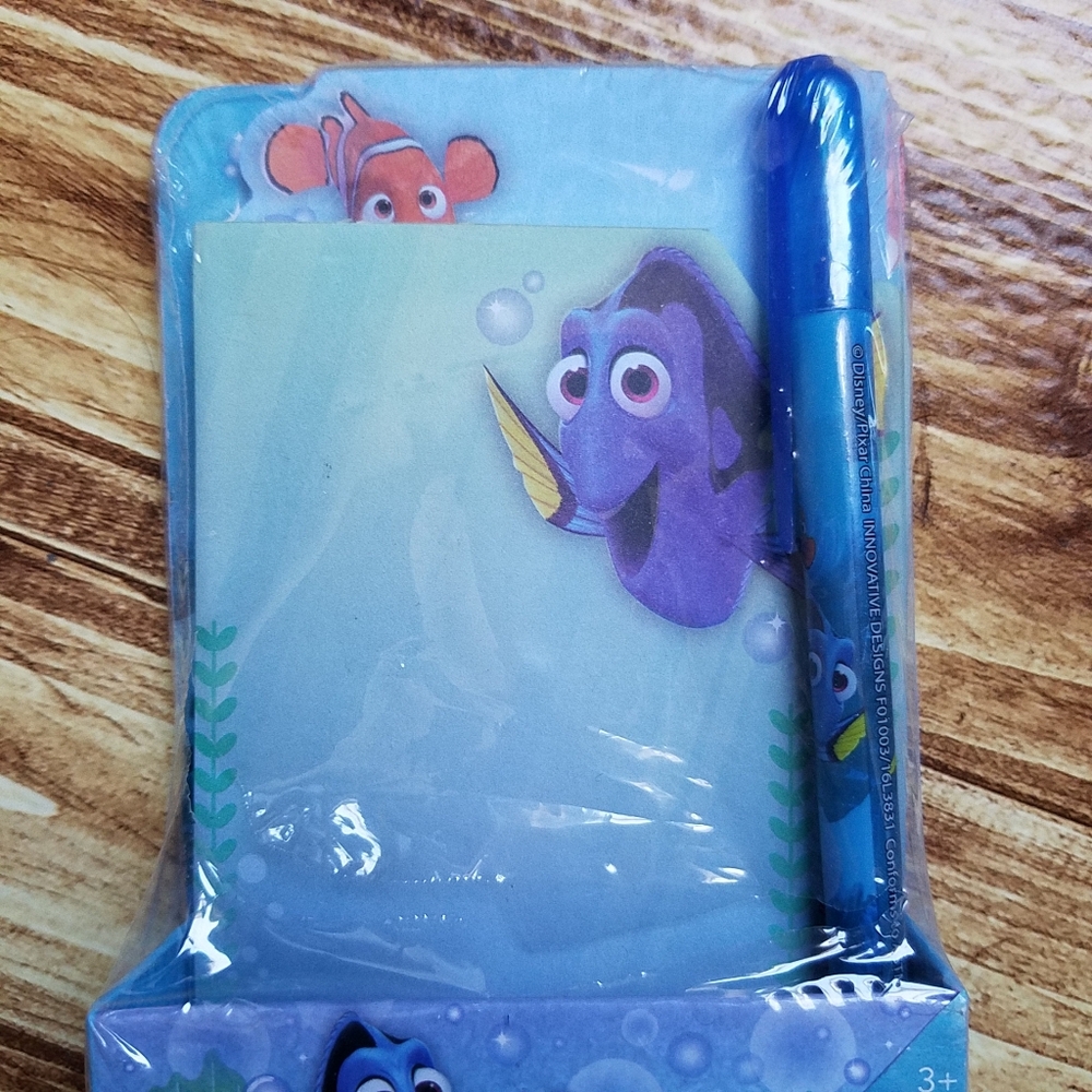 Pixar Finding Dory Notebook Set Disney Stickets Temporary Tattoos Sticky Notes - Picture 5 of 8